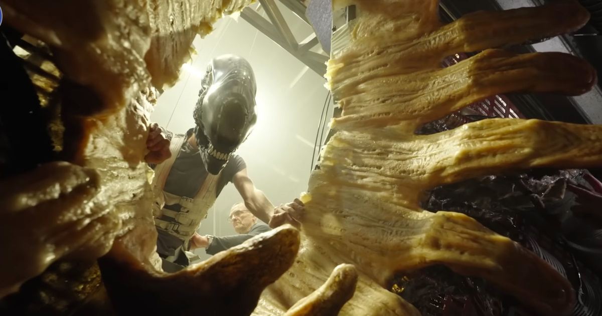 Кадр из материала к обзору «Чужой: Ромул»