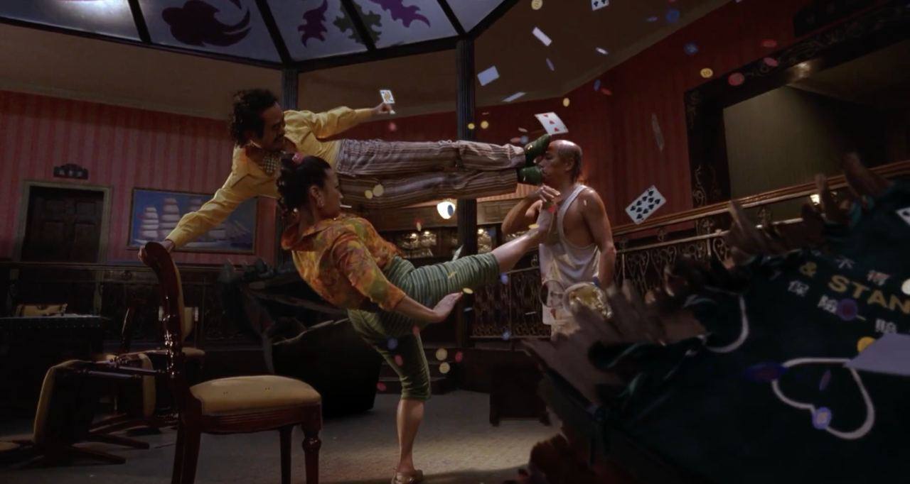 Кадр из материала к обзору «Разборки в стиле кунг-фу»