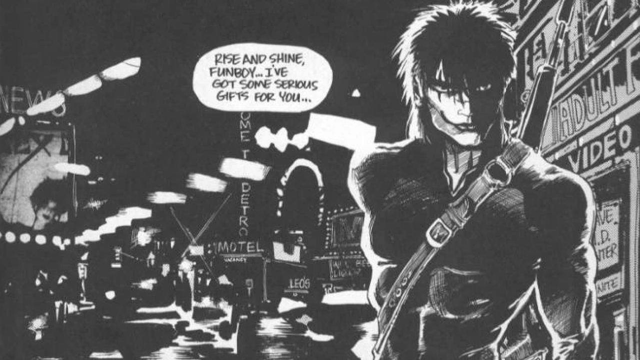 Кадр из материала к обзору «Ворон»